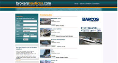 Desktop Screenshot of brokersnauticos.com